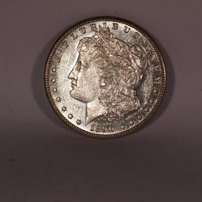 Uncirculated 1890 S Silver Morgan Dollar 1003