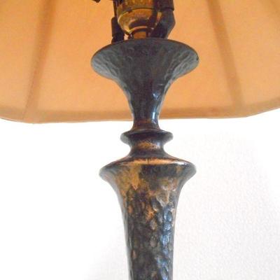 Lot 3111 - 24 1/2'' Tall Metal Table Lamp with Shade