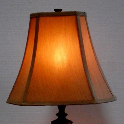Lot 3111 - 24 1/2'' Tall Metal Table Lamp with Shade