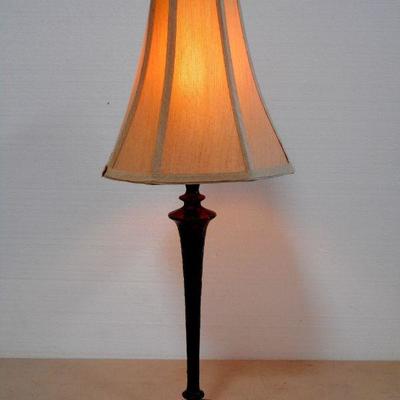 Lot 3111 - 24 1/2'' Tall Metal Table Lamp with Shade