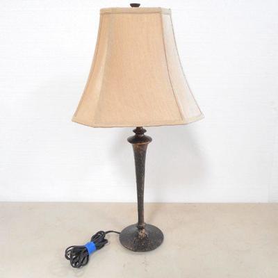 Lot 3111 - 24 1/2'' Tall Metal Table Lamp with Shade
