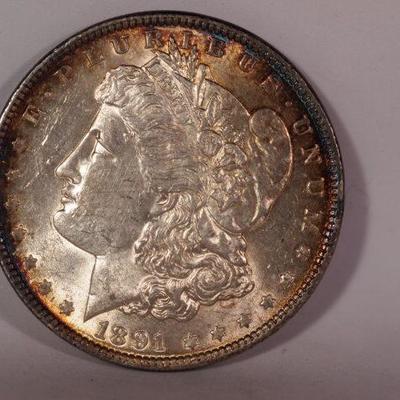 1886 P Morgan Silver Dollar 267