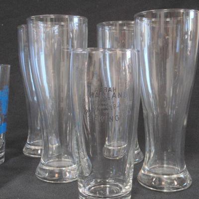 Lot 3113 - Beer Lot Glass Tumbler Set Pint Glasses barware 