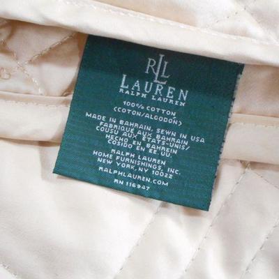 Lot 3117 - Lite Brown Ralph Lauren Bed Spread for KING SIZE beds