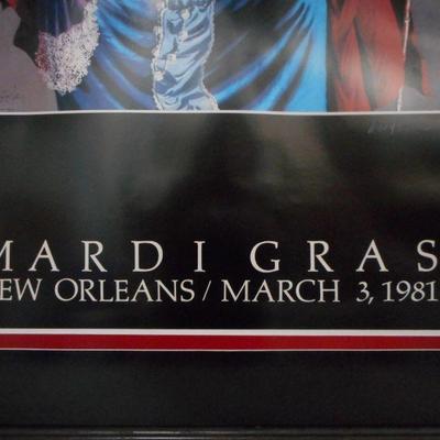 Lot 3119 - Professionally Framed Mardi Gras signed print