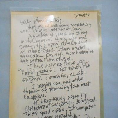 Lot 3119 - Professionally Framed Mardi Gras signed print