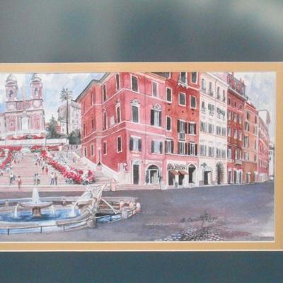 Lot 3120 - Framed Litho City Scene