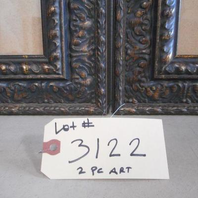 Lot 3122 - Pair of attractive + framed prints