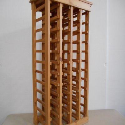 Lot 3123 - Wooden Wine Rack Storage