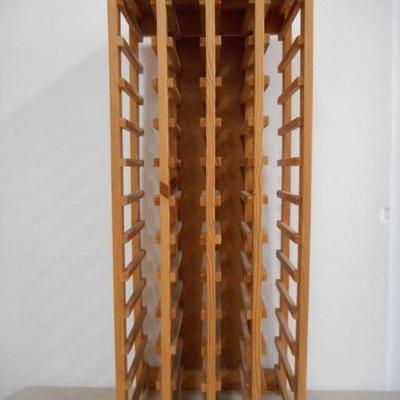 Lot 3123 - Wooden Wine Rack Storage
