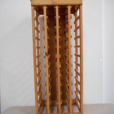 Lot 3123 - Wooden Wine Rack Storage