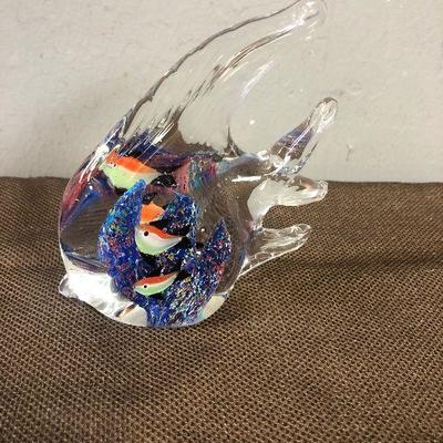 Lot # 04 Paper Weight Angel Fish 