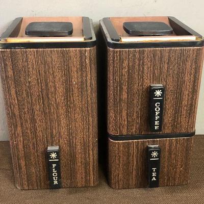 Lot # 09 Retro Kromex canisters 3 
