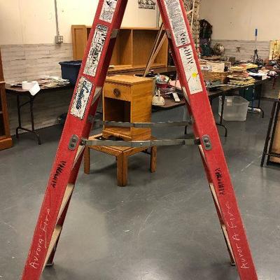 Lot # 46 Louisville Work Ladder Double sided 