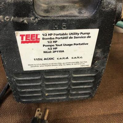 Lot # 63 TEEL Utility Pump 