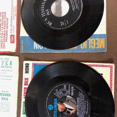 Lot # 66  Lot of (6) Vintage 45 Records