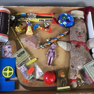 Lot # 72 Tray of Vintage Children's toys 