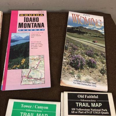 Lot # 76 Lot of Trail and Travel Maps 