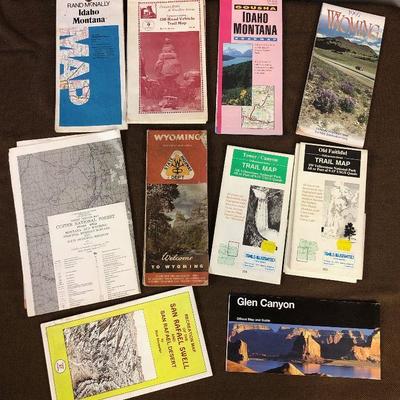 Lot # 76 Lot of Trail and Travel Maps 