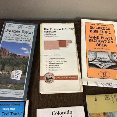Lot # 77 Lot of Trail and travel Maps