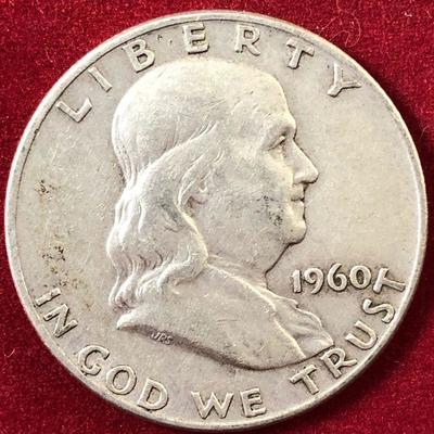 Lot #149 1952 Franklin Half Dollar $ 90% Silver 
