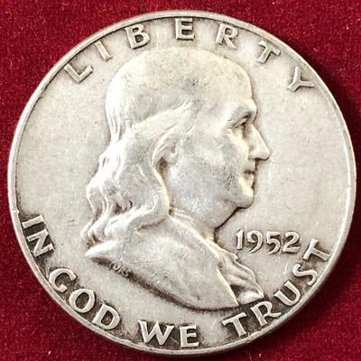 Lot #148 1960 Franklin Half Dollar $ 90% Silver 