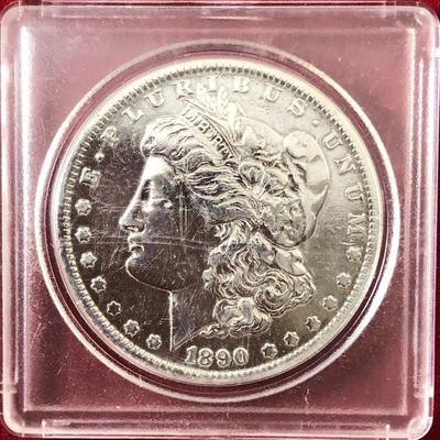 Lot #151 1890 'O' Morgan Silver Dollar 90% silver