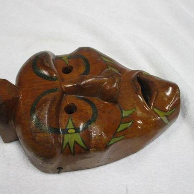 Lot 16 - Native American Wood Carved Ceremonial Mask 12