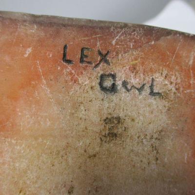 Lot 42 - Artist Lex Owl Carved Stone Buffalo 8
