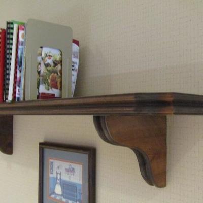 Solid Wood Wall Shelf 48