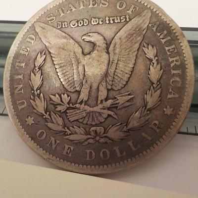 1879 Morgan Silver dollar.