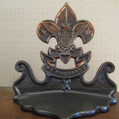 Set of Boy Scouts of America Metal Bookends 6
