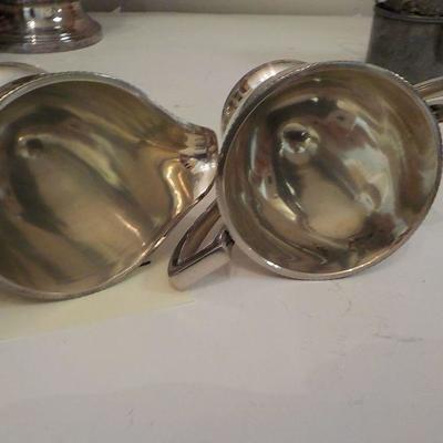 2 Sterling serving CUPS/ stamped 925.