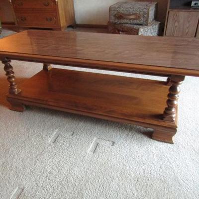 Vintage Solid Wood Coffee Table 49'x21