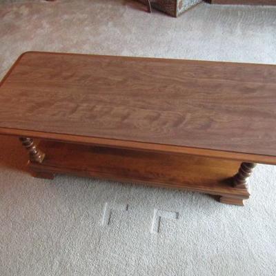Vintage Solid Wood Coffee Table 49'x21