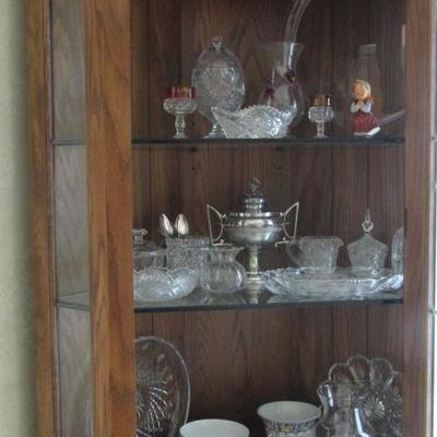 Great Collection of Clear Glass Serving Items and Glassware