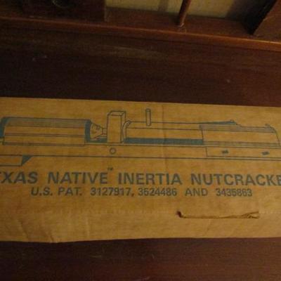 Texas Native Inertia Nutcracker Made in Raleigh, NC 17" with Box