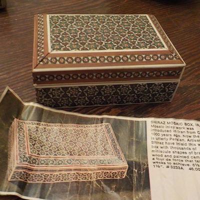 Shiraz Mosaic Box.