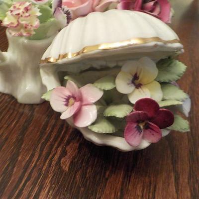 3 Bone china floral designs/Royal Adderley 