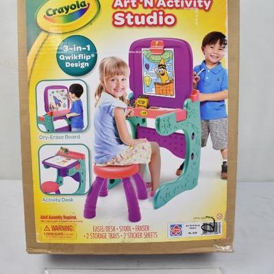 Crayola Art N Activity Studio, $30 Retail - New