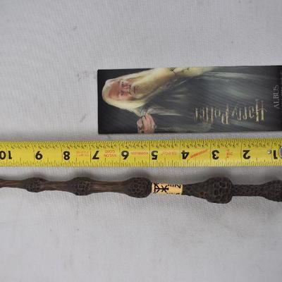 Harry Potter Mystery Wand Series 2 with Bookmark: Albus Dumbledore - New