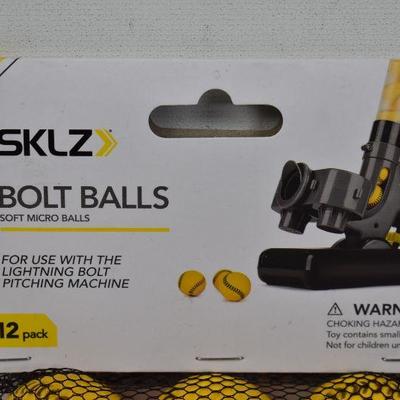 SKLZ Lightning Bolt Balls Foam Baseballs for Training & Practice, 12 Pack - New