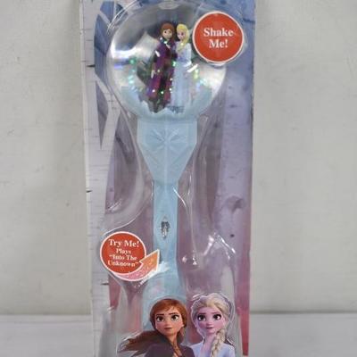 Disney Frozen 2 Sisters Musical Snow Scepter Wand, $15 Retail - New