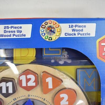 Paw Patrol 4 In 1 Wood Activity Center - New