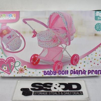 Hauck Love Heart Pretend Play Baby Doll Pram Stroller - New