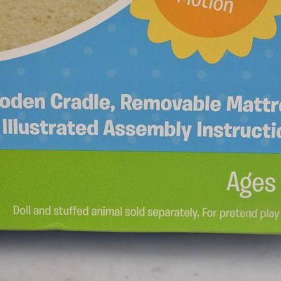 Melissa & Doug Mine to Love Wooden Play Cradle, $30 Retail - New