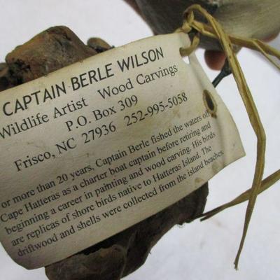 Lot 83 - Captain Berle Wilson Bird Wood Carving