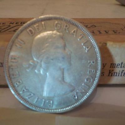 1966 Canadian silver dollar