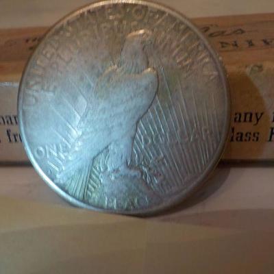 1922 Silver peace dollar