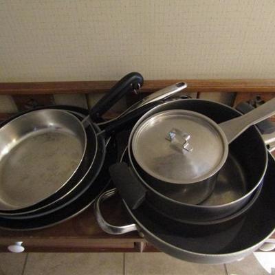 Entire Collection of Pots, Pans, and Skillets